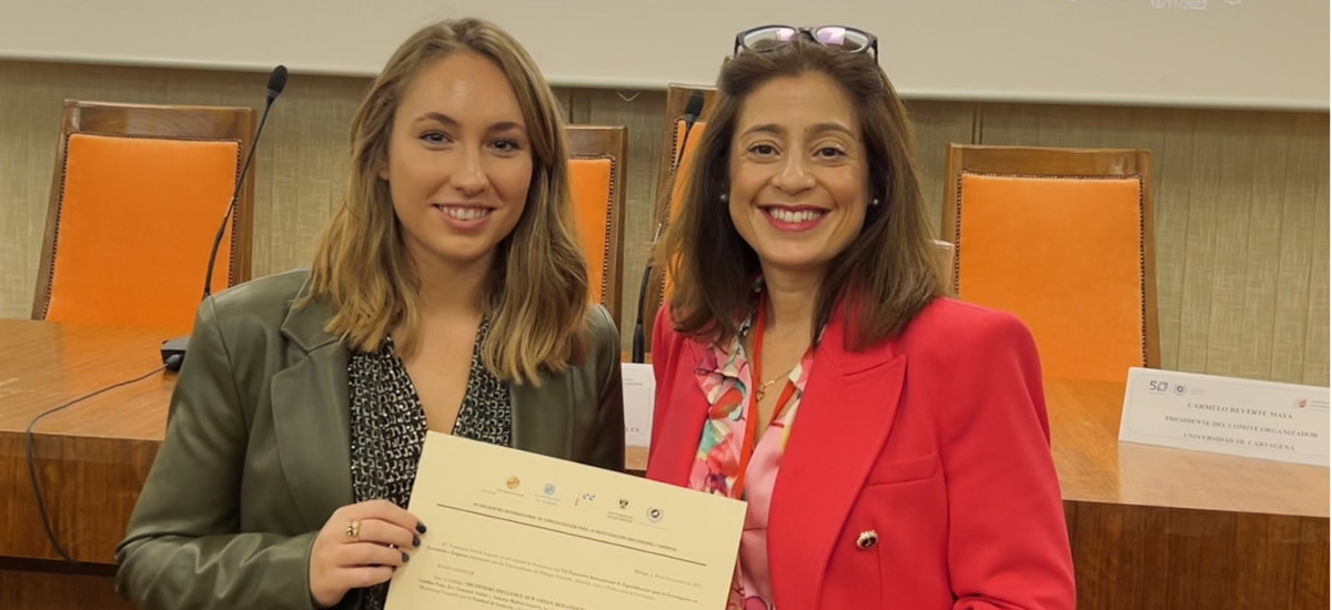 Imagen Distinción a las investigadoras Clara Cubillas, Eva Tomaseti y Antonia Madrid por su investigación sobre el consumo de productos sostenibles